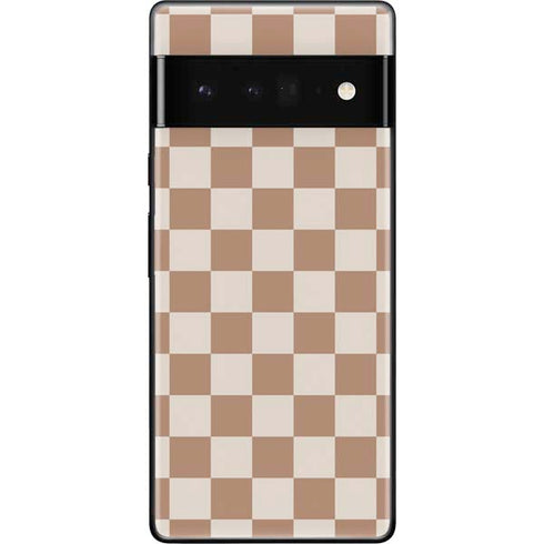 Neutral Checkered Google Pixel 6 Pro Skin